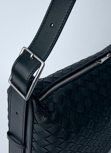 미디엄 트레블러 숄더백 Bottega Veneta 미디엄 트레블러 숄더백 블랙 bov0159028