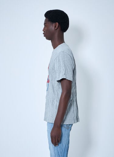 크러시드 시시 티셔츠 Bottega Veneta 크러시드 시시 티셔츠 그레이 bov0160007