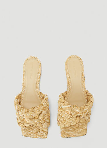 Stretch Intrecciato Raffia Slides Bottega Veneta Stretch Intrecciato Raffia Slides Beige bov0243029