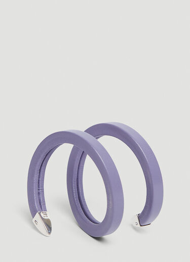 Leather Bracelet Bottega Veneta Leather Bracelet Purple bov0243089