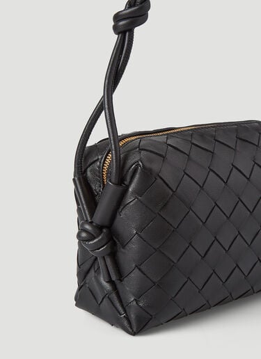 Bottega Veneta [루프 인트레치아토] 숄더 백 블랙 bov0245077