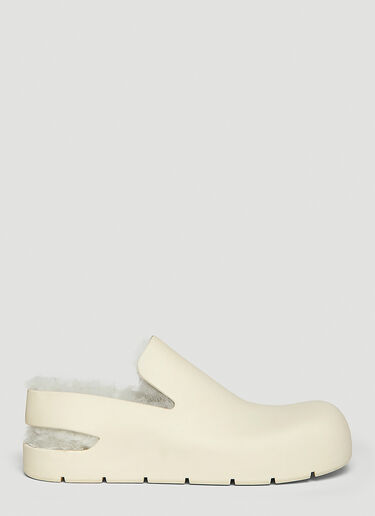 Puddle 羊毛皮凉鞋 Bottega Veneta Puddle 羊毛皮凉鞋 白色 bov0246053