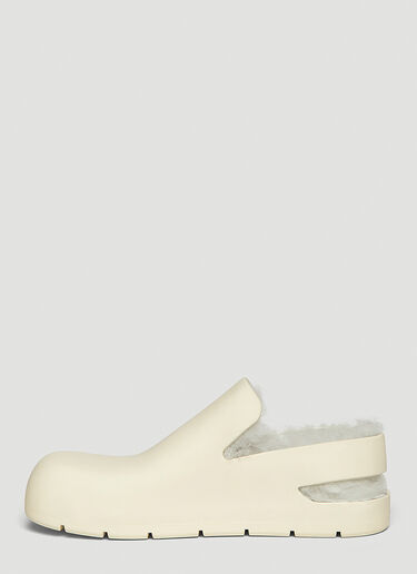 Puddle 羊毛皮凉鞋 Bottega Veneta Puddle 羊毛皮凉鞋 白色 bov0246053