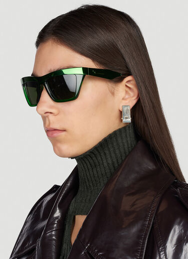 Bottega Veneta 三角圈式耳环 银色 bov0246078