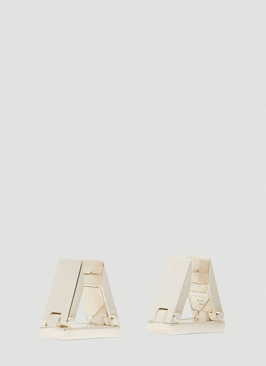 Bottega Veneta 三角圈式耳环 银色 bov0246078