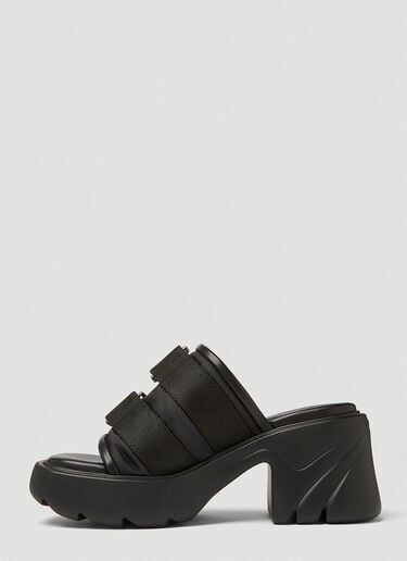 플래시 봄버 힐 샌들 Bottega Veneta 플래시 봄버 힐 샌들 블랙 bov0247038