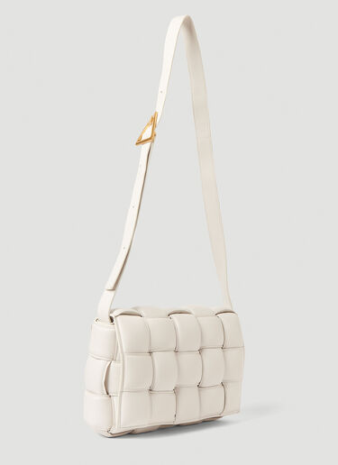 Padded Cassette Shoulder Bag Bottega Veneta Padded Cassette Shoulder Bag White bov0247169