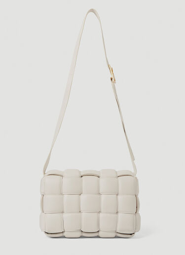 Bottega Veneta Padded Cassette Shoulder Bag White bov0247169