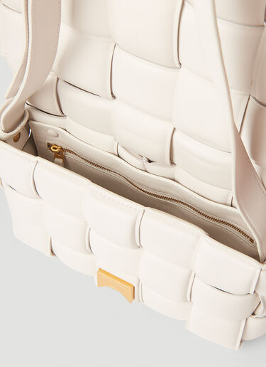 Padded Cassette Shoulder Bag Bottega Veneta Padded Cassette Shoulder Bag White bov0247169