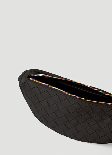 Bottega Veneta 半月形单肩包 黑色 bov0251052