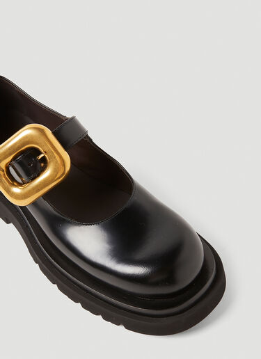 凸耳玛丽珍鞋 Bottega Veneta 凸耳玛丽珍鞋 黑色 bov0251086