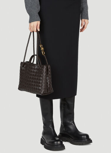 Small Andiamo Handbag Bottega Veneta Small Andiamo Handbag Brown bov0252025