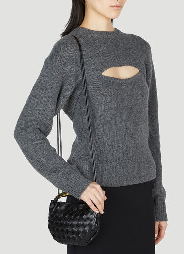 사르딘 숄더백 Bottega Veneta 사르딘 숄더백 블랙 bov0252029