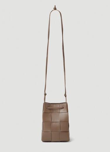 카세트 버킷 숄더백 Bottega Veneta 카세트 버킷 숄더백 카키 bov0253038