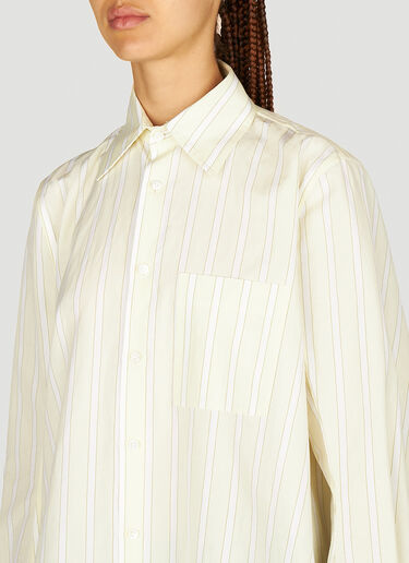클래식 스트라이프 셔츠 Bottega Veneta 클래식 스트라이프 셔츠 옐로우 bov0253069