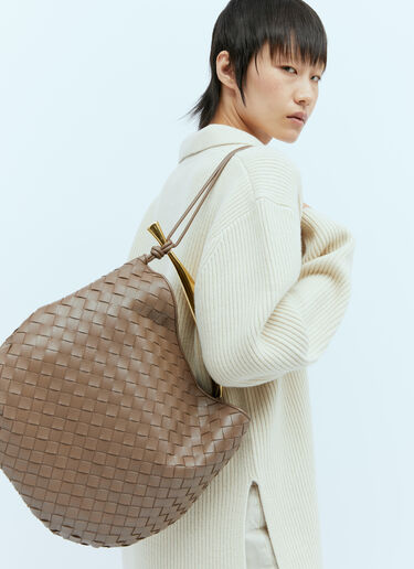 Bottega Veneta 미디엄 사르딘 숄더백 그레이 bov0254040
