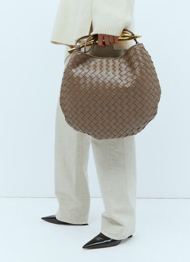 Bottega Veneta 미디엄 사르딘 숄더백 그레이 bov0254040