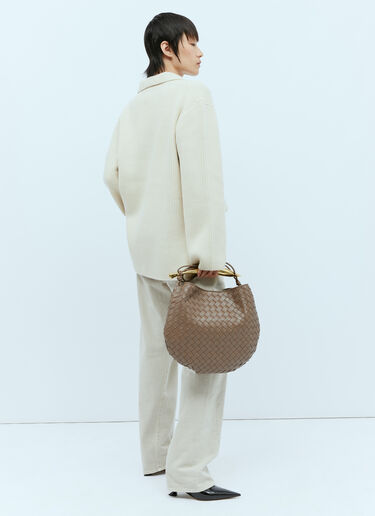 미디엄 사르딘 숄더백 Bottega Veneta 미디엄 사르딘 숄더백 그레이 bov0254040