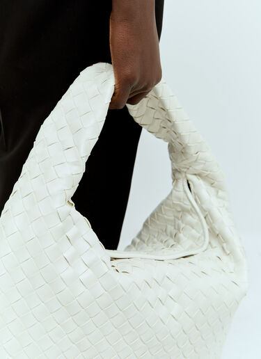 Large Hop Shoulder Bag Bottega Veneta Large Hop Shoulder Bag White bov0254047