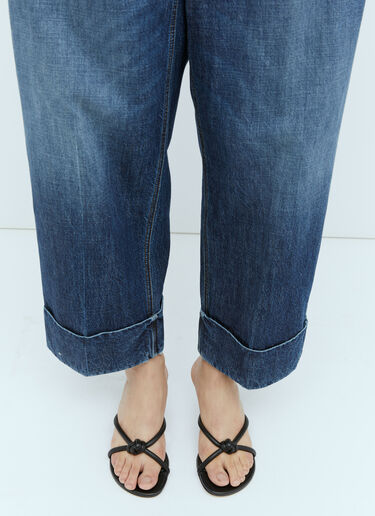 Blink 皮革穆勒鞋 Bottega Veneta Blink 皮革穆勒鞋 黑色 bov0255024