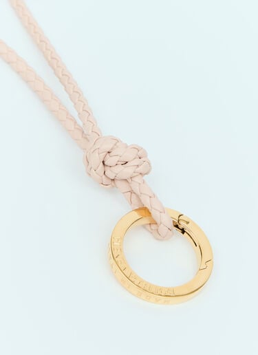 Bottega Veneta Intreccio 长款钥匙环 粉色 bov0255034