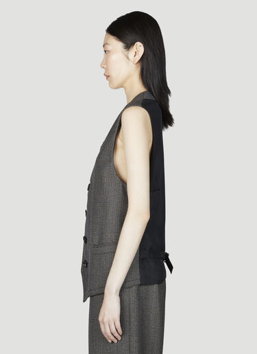 千鸟格羊毛马甲 Bottega Veneta 千鸟格羊毛马甲 棕色 bov0255107