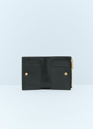 Bottega Veneta Small Cassette Bi-Fold Zip Wallet Black bov0255109