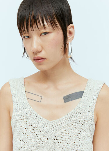 라지 핀 귀걸이 Bottega Veneta 라지 핀 귀걸이 실버 bov0256042