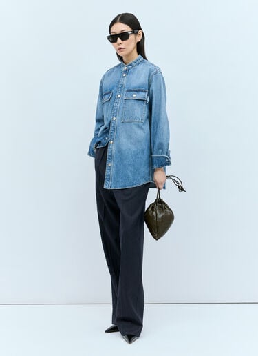 스트라이프 울 팬츠 Bottega Veneta 스트라이프 울 팬츠 블랙 bov0257009