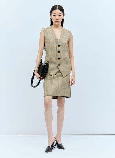 프린스 오브 웨일즈 웨이스트코트 Bottega Veneta 프린스 오브 웨일즈 웨이스트코트 베이지 bov0257015