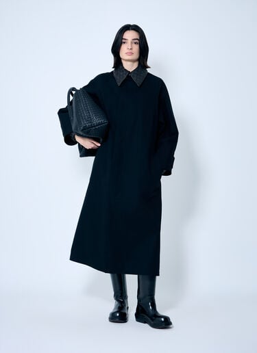 Bottega Veneta コットントレンチコート  ブラック bov0259002