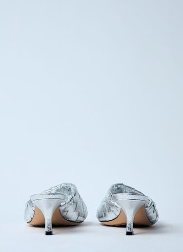 Bottega Veneta 블링크 힐 뮬 실버 bov0259016