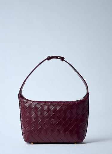 Mini Wallace Shoulder Bag Bottega Veneta Mini Wallace Shoulder Bag Burgundy bov0259023