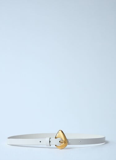 Bottega Veneta 핀 벨트 화이트 bov0259055