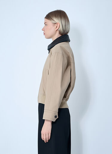 Cotton Twill Jacket Bottega Veneta Cotton Twill Jacket Beige bov0260006