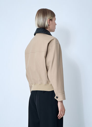 Cotton Twill Jacket Bottega Veneta Cotton Twill Jacket Beige bov0260006
