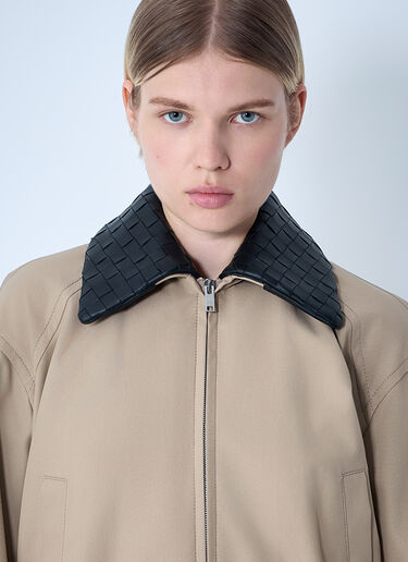 Cotton Twill Jacket Bottega Veneta Cotton Twill Jacket Beige bov0260006