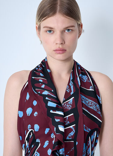 Silk Twill Printed Top Bottega Veneta Silk Twill Printed Top Black bov0260008
