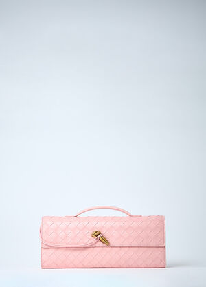 Bottega Veneta ロングアンディアーモクラッチ ピンク bov0260010