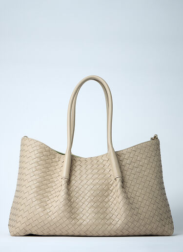 Bottega Veneta 라지 피나코테카 핸드백 베이지 bov0260015