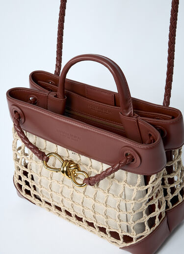 Bottega Veneta スモール アンディアーモ ハンドバッグ シルバー bov0260019