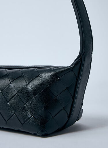 Bottega Veneta 미니 월리스 핸드백 블랙 bov0260029