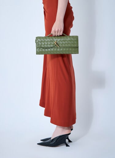 Bottega Veneta 롱 안디아모 클러치 그린 bov0260036