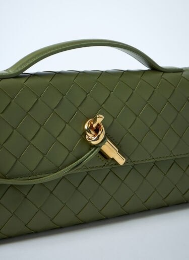 Bottega Veneta ロングアンディアーモクラッチ グリーン bov0260036