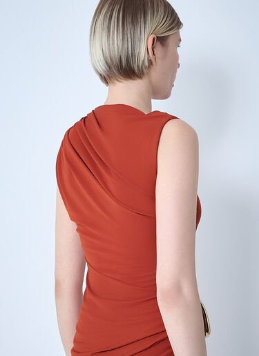 Viscose Jersey Dress Bottega Veneta Viscose Jersey Dress Orange bov0261006