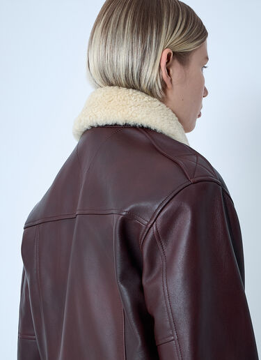 Leather Blouson Jacket Bottega Veneta Leather Blouson Jacket Brown bov0261007