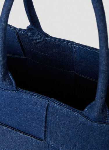 Bottega Veneta Arco Denim Tote Bag Blue bov0352007