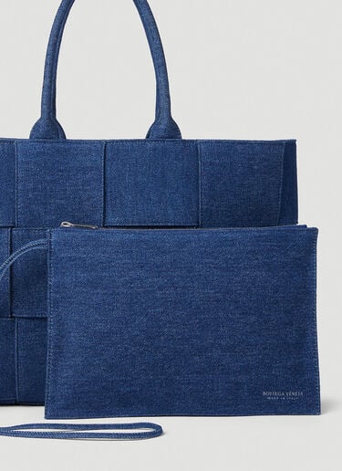 Bottega Veneta Arco Denim Tote Bag Blue bov0352007