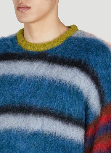 Blurry Lines Sweater Brain Dead Blurry Lines Sweater Blue bra0353001