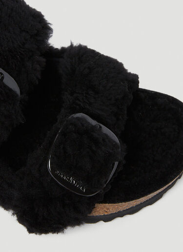 Arizona Shearling Sandals Birkenstock Arizona Shearling Sandals Black brk0250002
